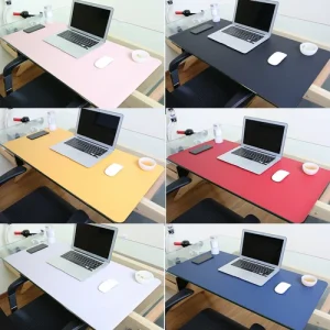 Waterproof Desk Mat PU Leather Mouse Pad Anti-slip Home Office Desk Protector