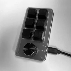 New Gaming Programming Macro pad Custom Knob Mechanical RGB Keyboard Mini Button