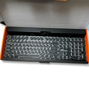 RK Royal Kludge S108 Keyboard Mechanical Retro Style USB Wired Gaming Keyboard