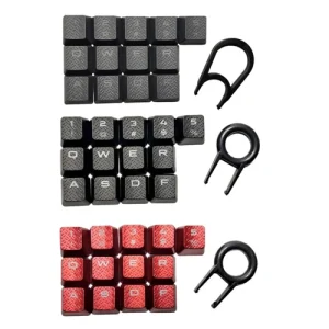 13Piece Mechanical Keyboard Keycaps Set with Backlights and Anti Slip Texture