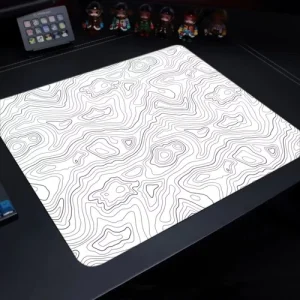 Mairuige Fluid Texture Gaming Mouse Pad Large Non-Slip Rubber Desk Mat 220x180x2