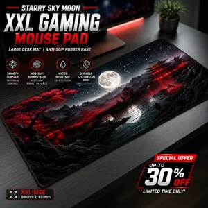 XXL Starry Sky Gaming Mouse Pad Extended Large Desk Mat Anti Slip Keyboard UK